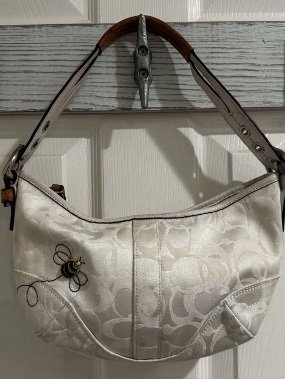 Rare Coach Soho Optic Bumblebee Hobo Shoulder Bag